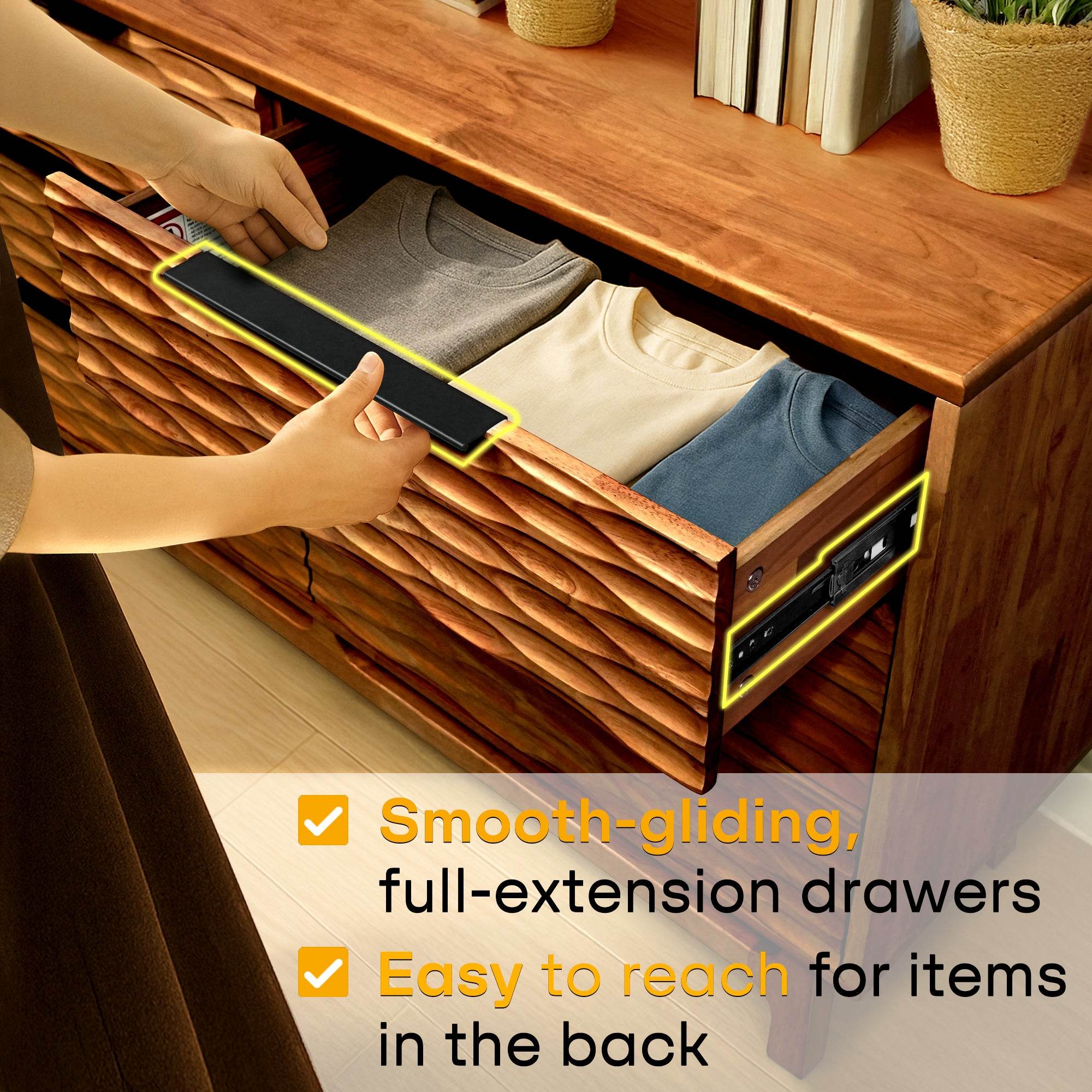 Elara Dresser with 6 Drawers 