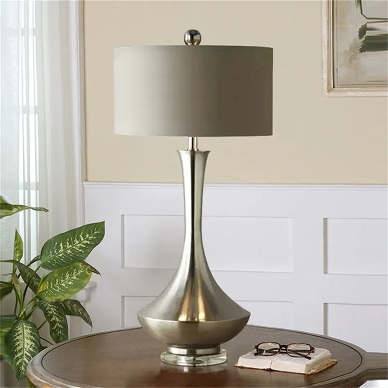 BROTHER Bronze Table Lamp – Contemporary LED, Creative Decorative Desk Light for Home and Bedside