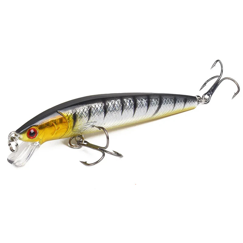 1Pcs Japanese Minnow Fishing Lure – Floating Hard Bait, 95mm 7g, Artificial Wobbler Crankbait, Carp & Perch