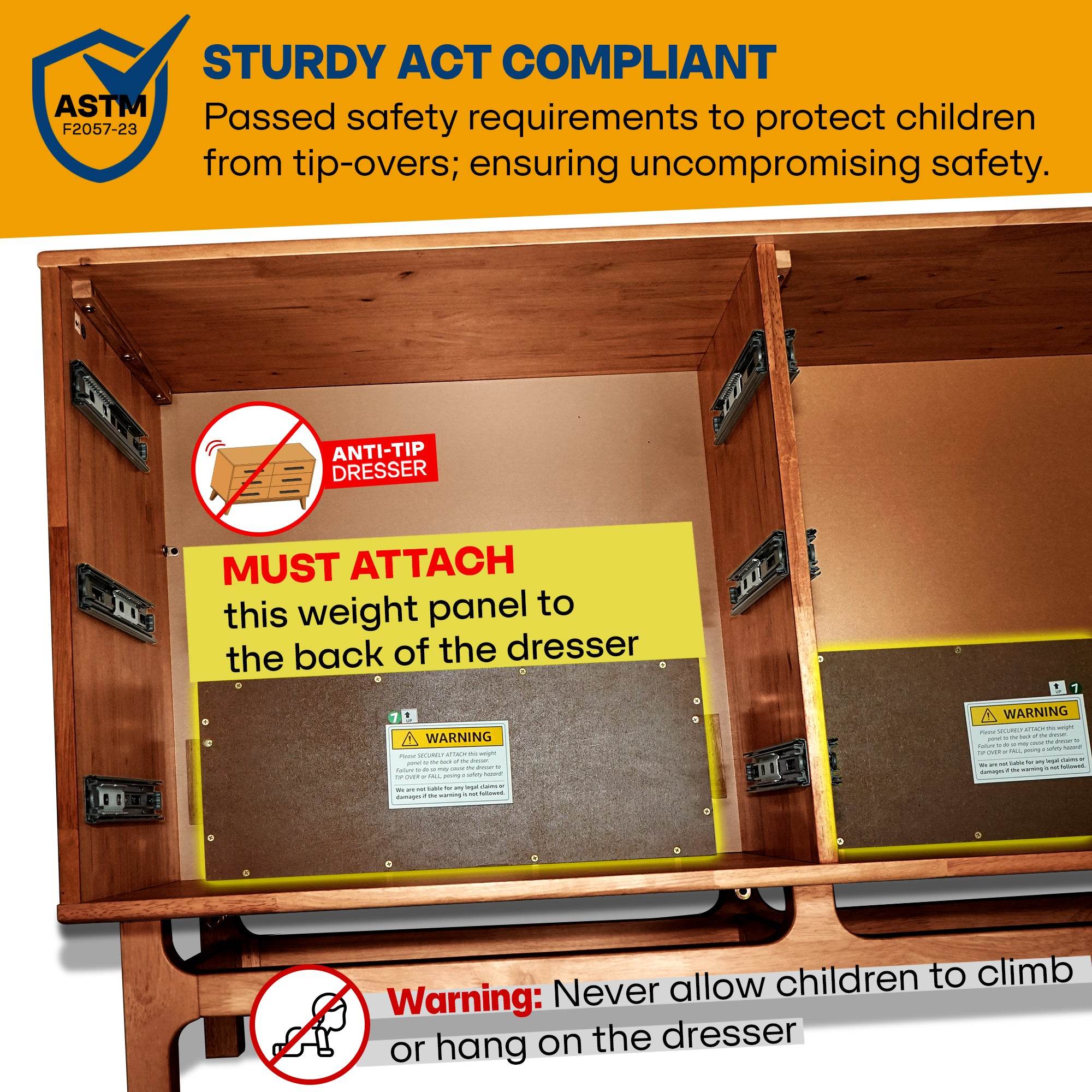 Elara Dresser with 6 Drawers 