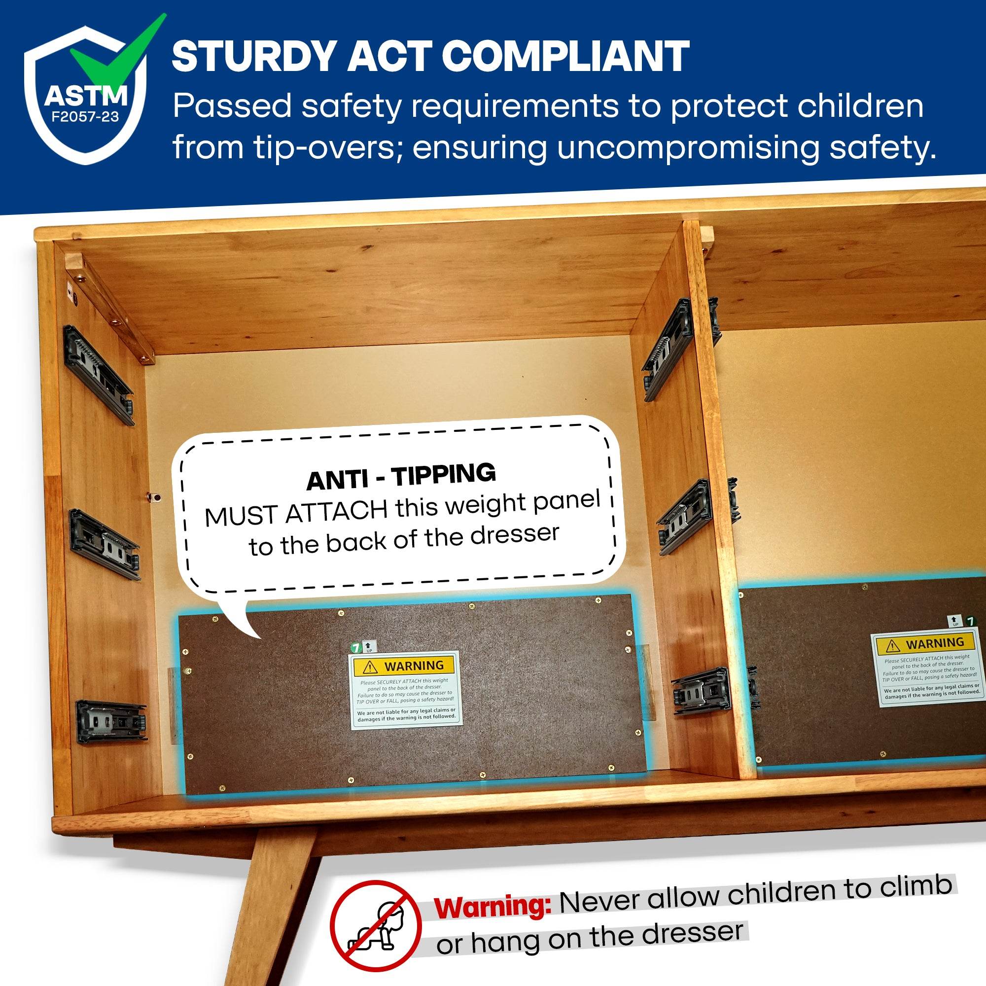 Harmony Dresser with 6 Drawers 