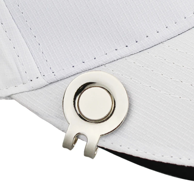 Golf Ball Marker Hat Clip with Magnet - One Putt Alignment Cap Clip for Precision Putting