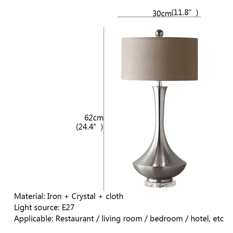 BROTHER Bronze Table Lamp – Contemporary LED, Creative Decorative Desk Light for Home and Bedside