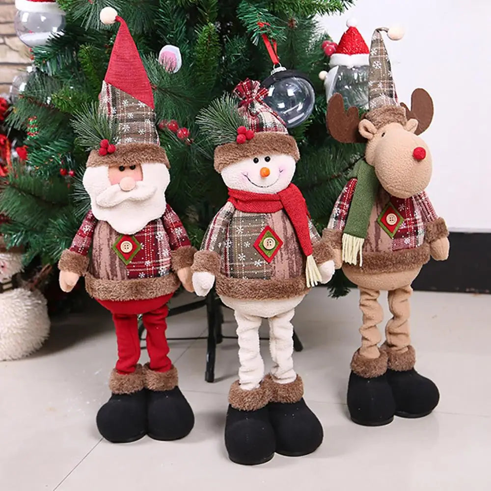 Christmas Doll Ornaments Merry Christmas Decorations For Home 2024 Xmas Decor Gifts Navidad Natal Noel New Year Decor 2025 Gifts 