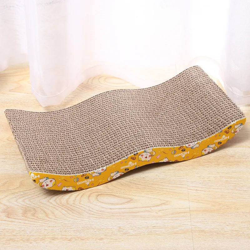 M-Shape Quality Corrugated Paper Cat Scratch Guards Pet Scratching Claw Scraper Cat Products Scratcher Pet Furniture+Free Catnip 