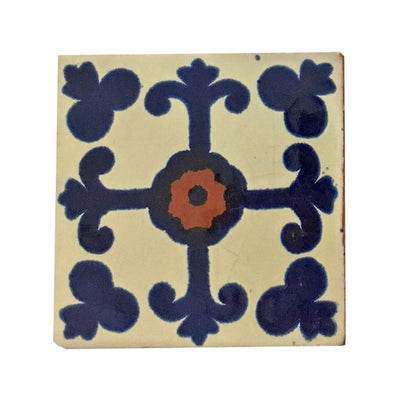 Coaster/Tiles Blue Cross Set/4 