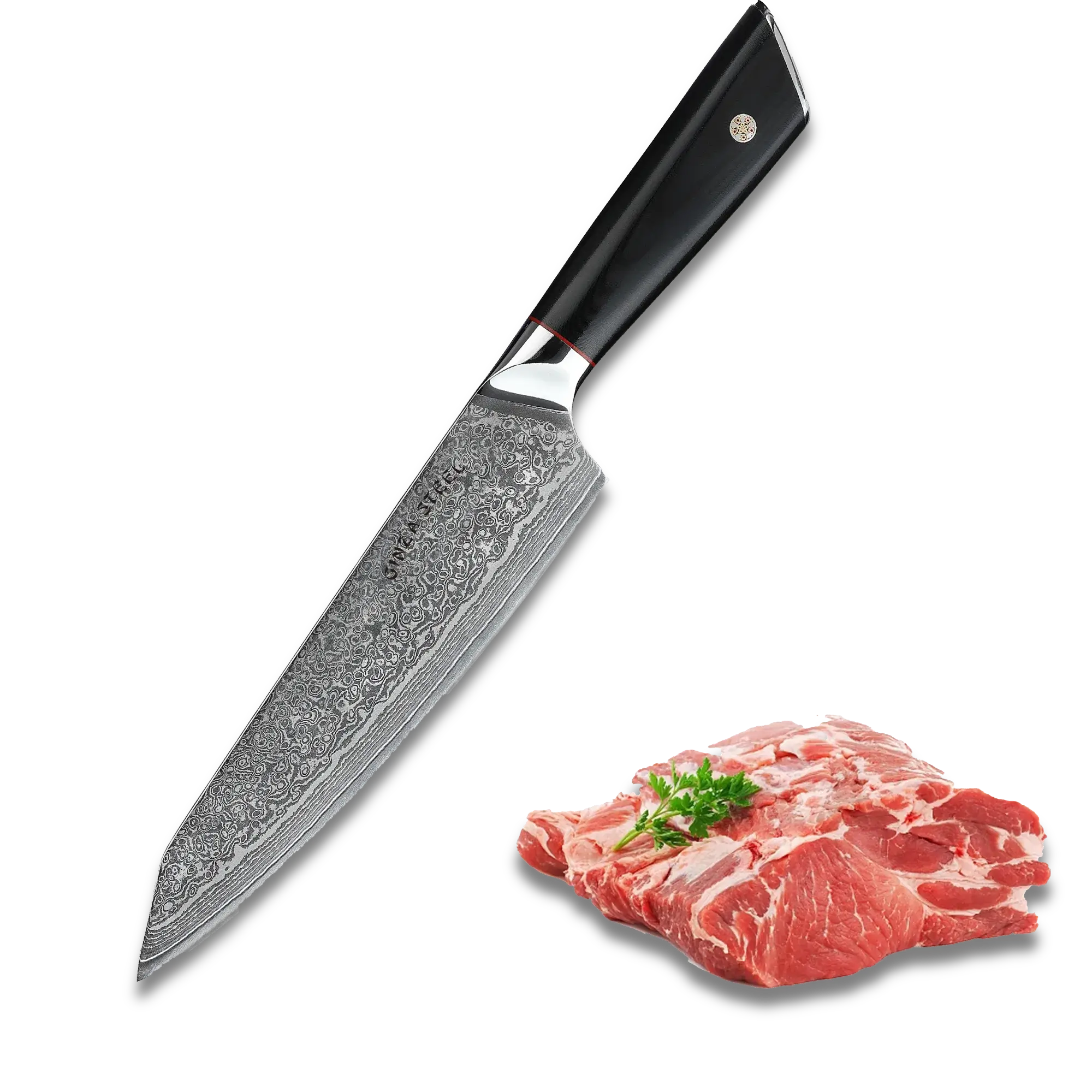 HAGAKURE 21 | Chef Knife Knife 8" - 67 Layer AUS 10 Steel 