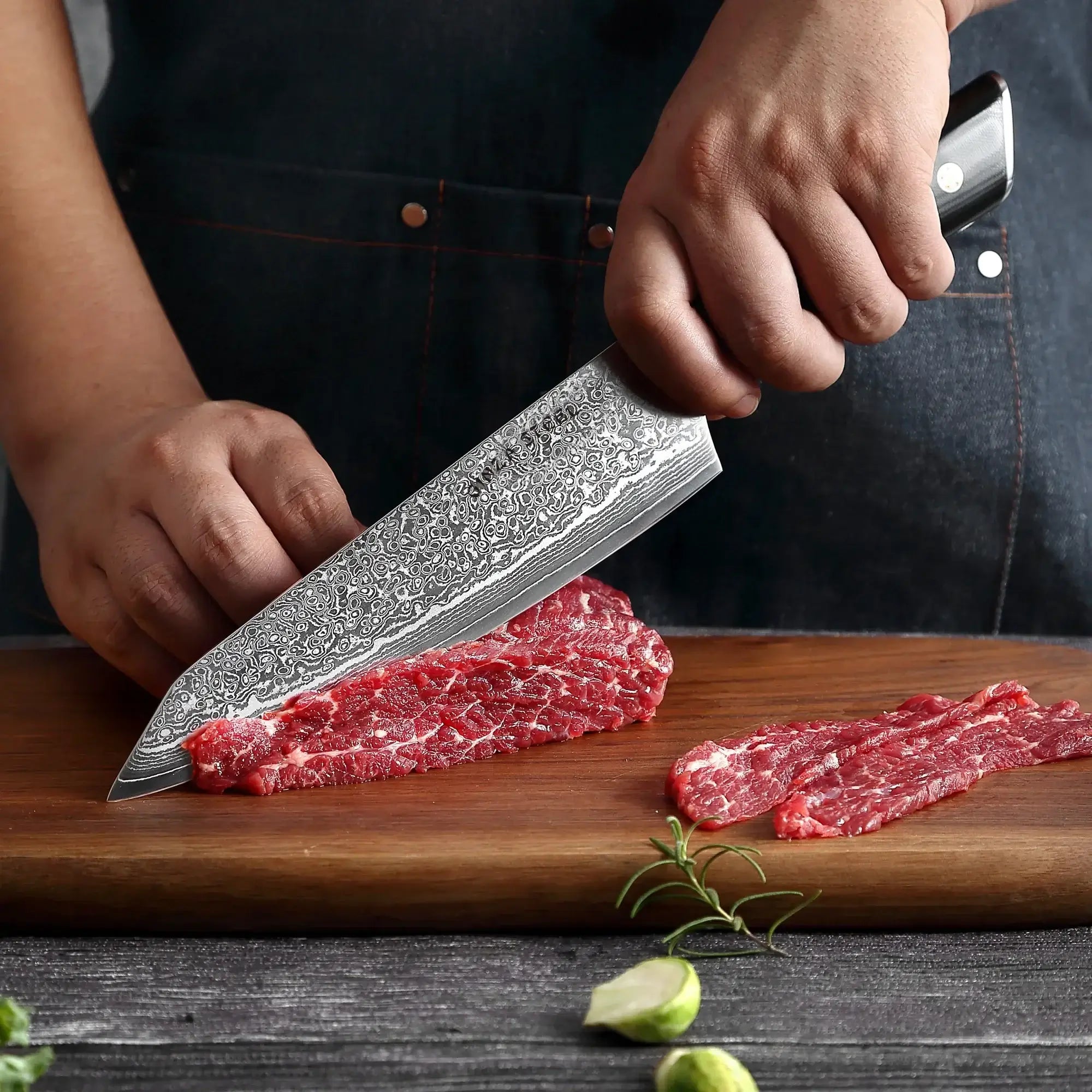 HAGAKURE 21 | Chef Knife Knife 8" - 67 Layer AUS 10 Steel 