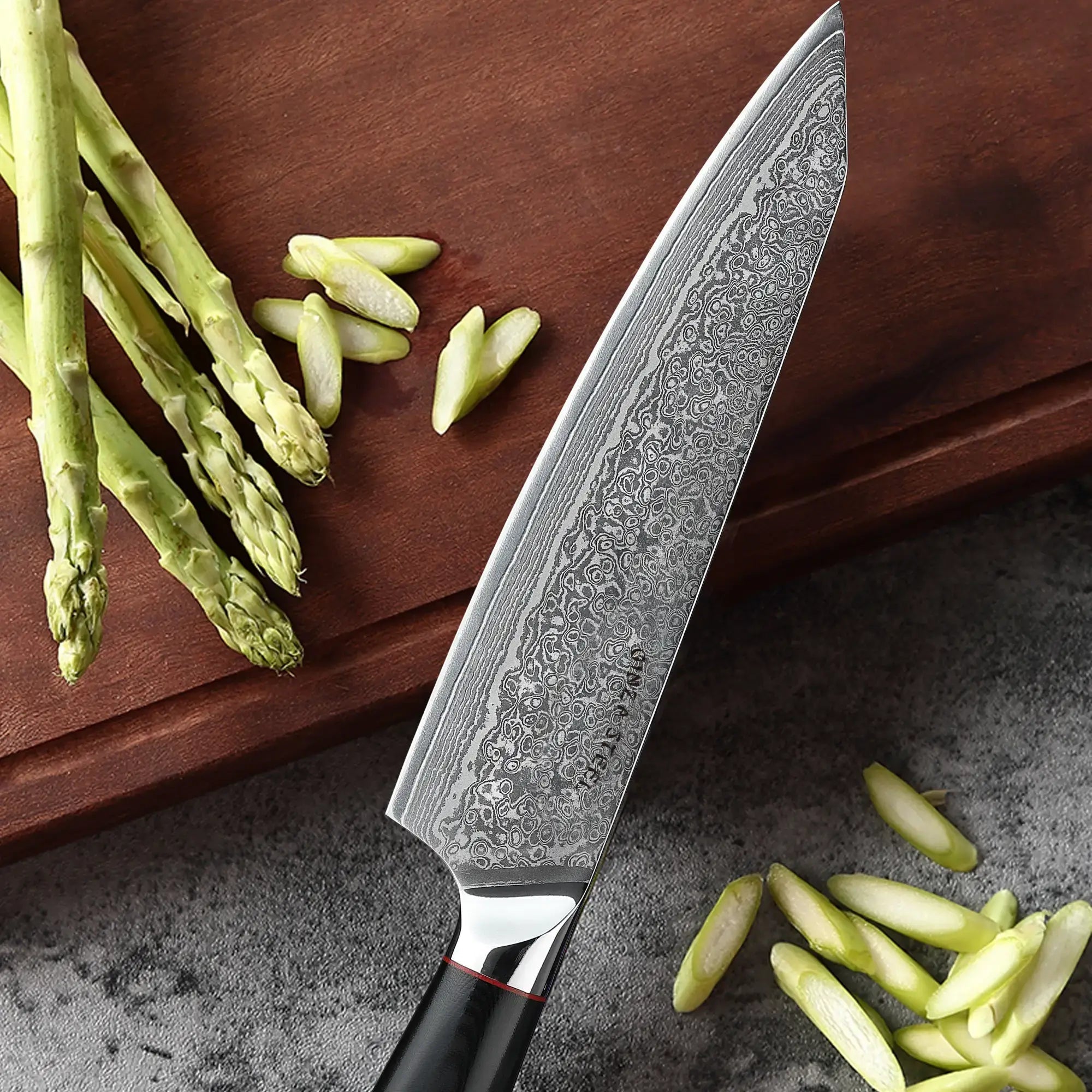 HAGAKURE 21 | Chef Knife Knife 8" - 67 Layer AUS 10 Steel 