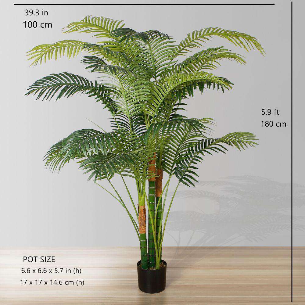 Hawaii Artificial Palm Tree Potted Plant (Multiple Sizes) 