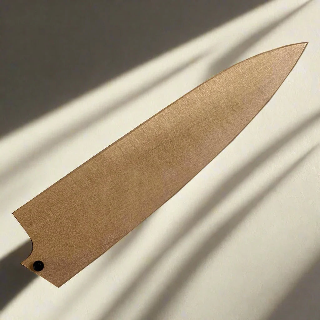 Ginza Steel Magnolia Wood Saya for 200mm Gyuto/Santoku Knives 