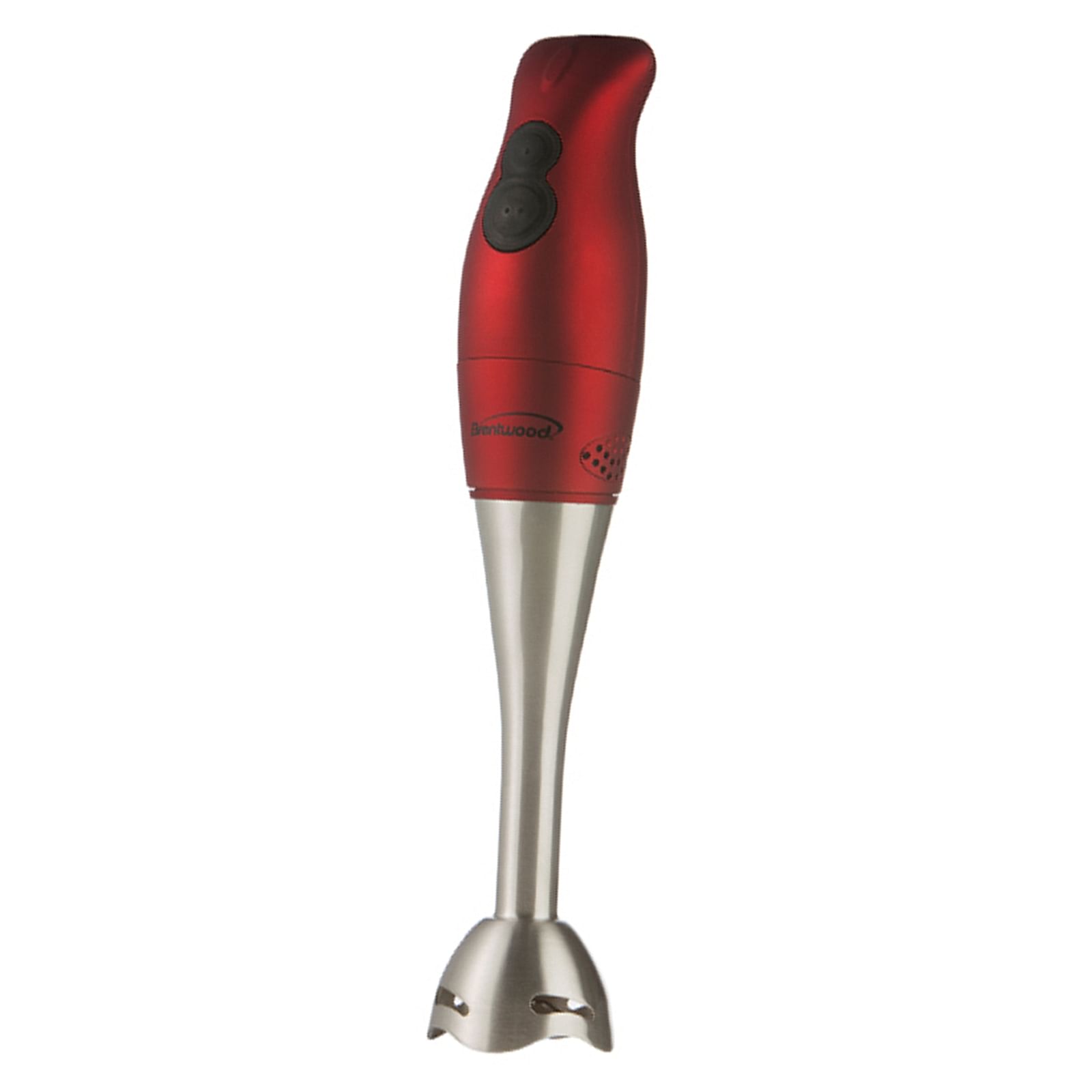 Brentwood 2-SPEED HAND BLENDER - RED Soft Grip Handle - Free Shipping 