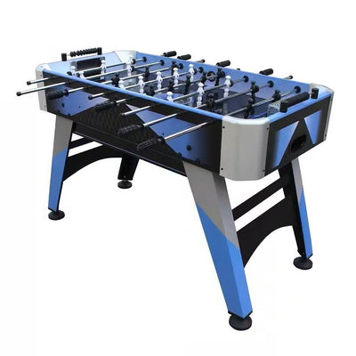 Blue Grey Black 4-foot Foosball Table with Abacus Scorers and 2 Balls - Free Shipping 