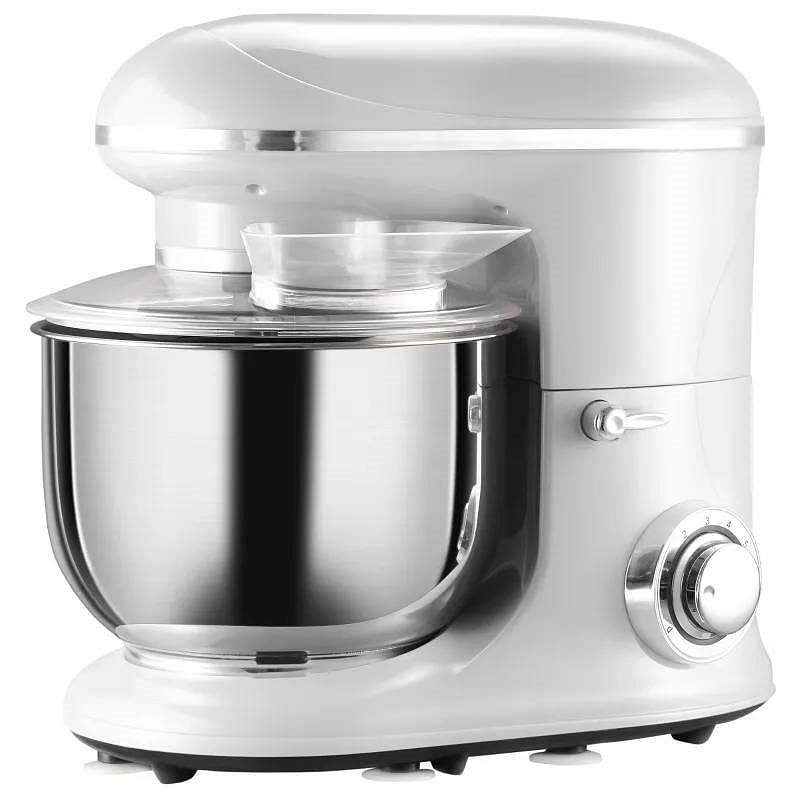 Silver Stainless Steel Tilt 600W Electric Mixer 6QT - Free Shipping