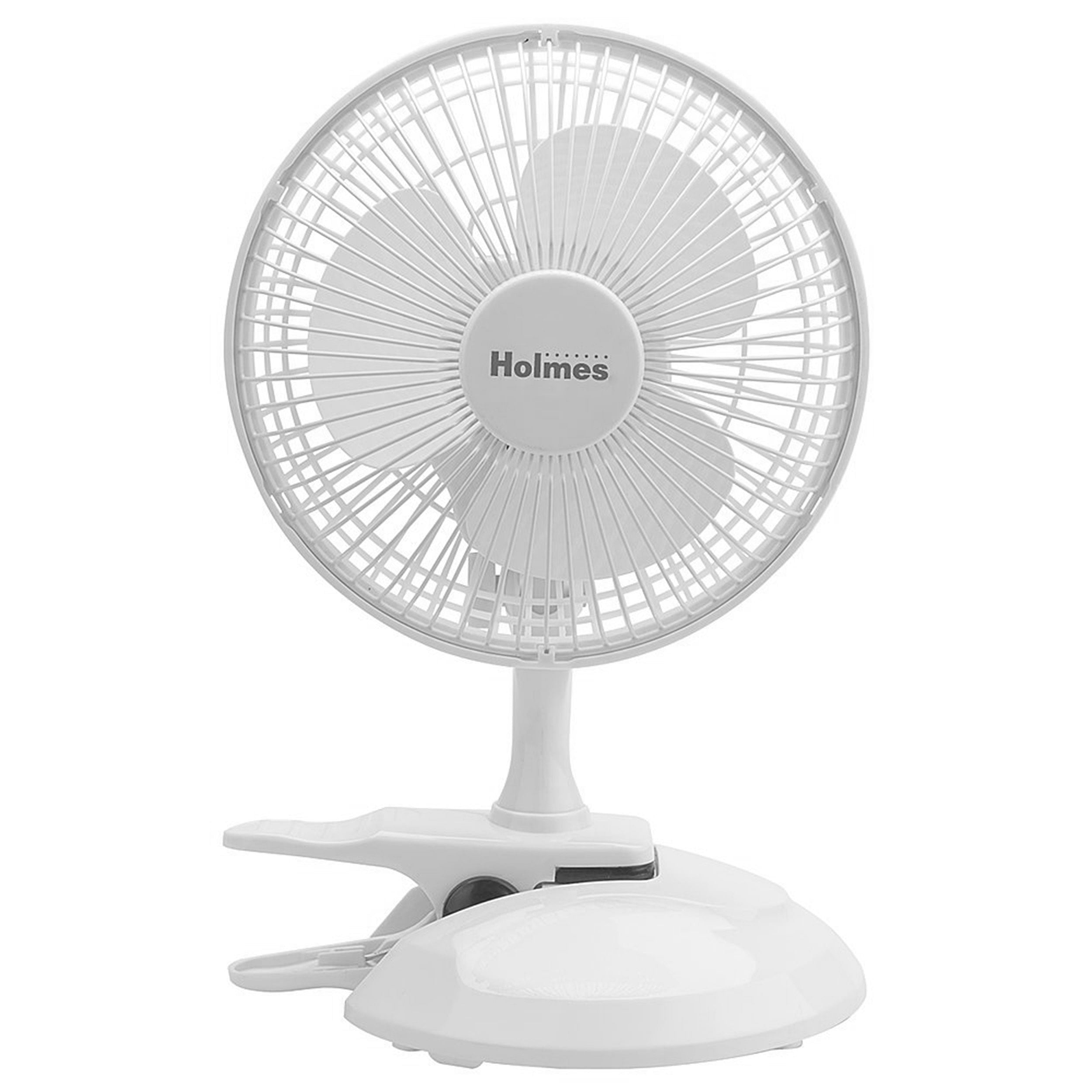 Holmes 6 Inch Clip/Table Personal Fan in White - Free Shipping