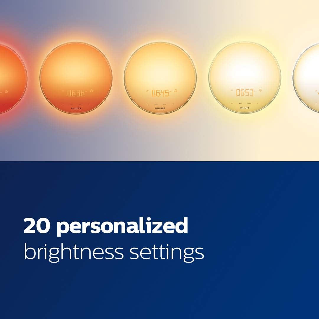 PHILIPS HF3520/60 Wake-Up Light Coloured Sunrise Simulation