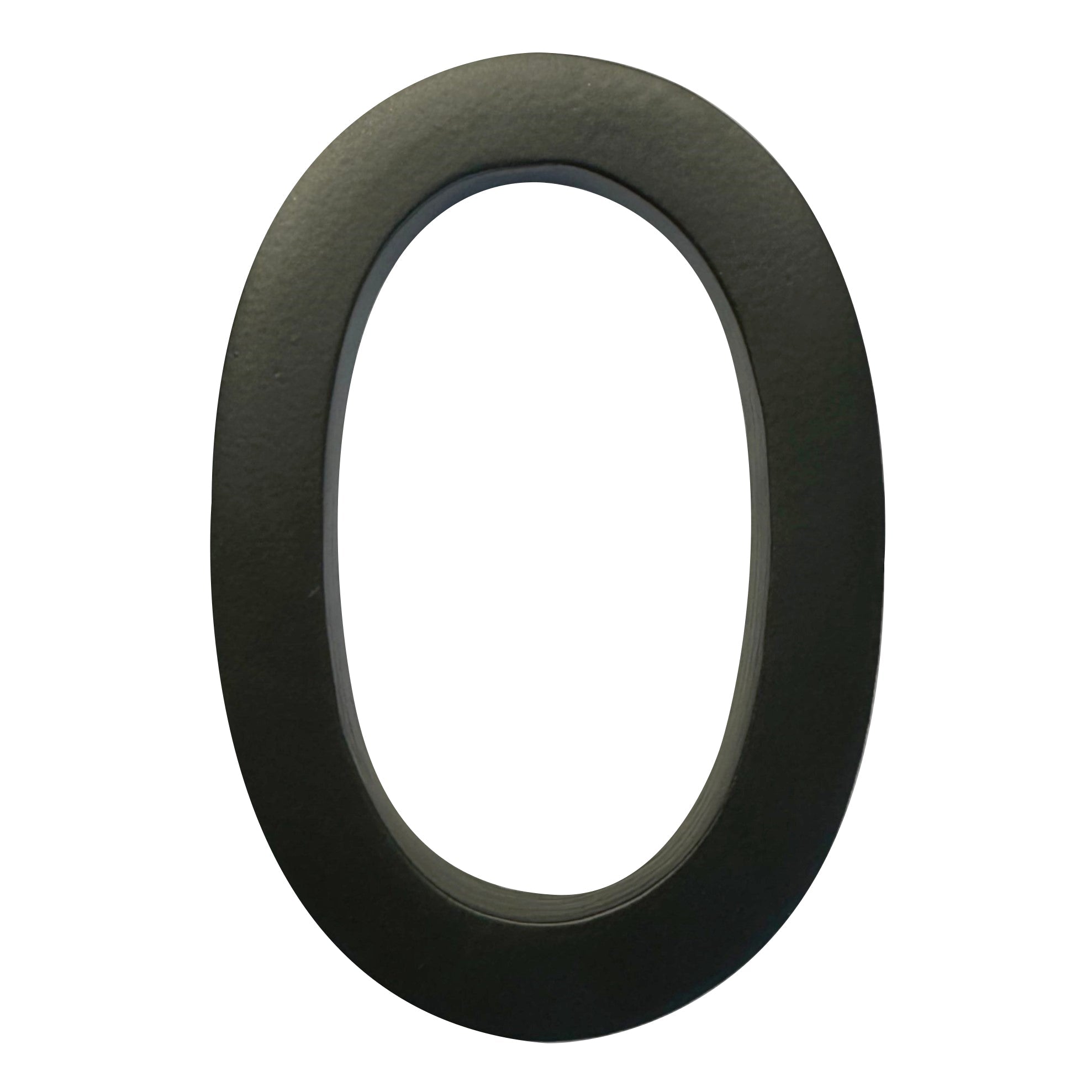 Self Adhesive Aluminum Number 0, 4 inch, Black 