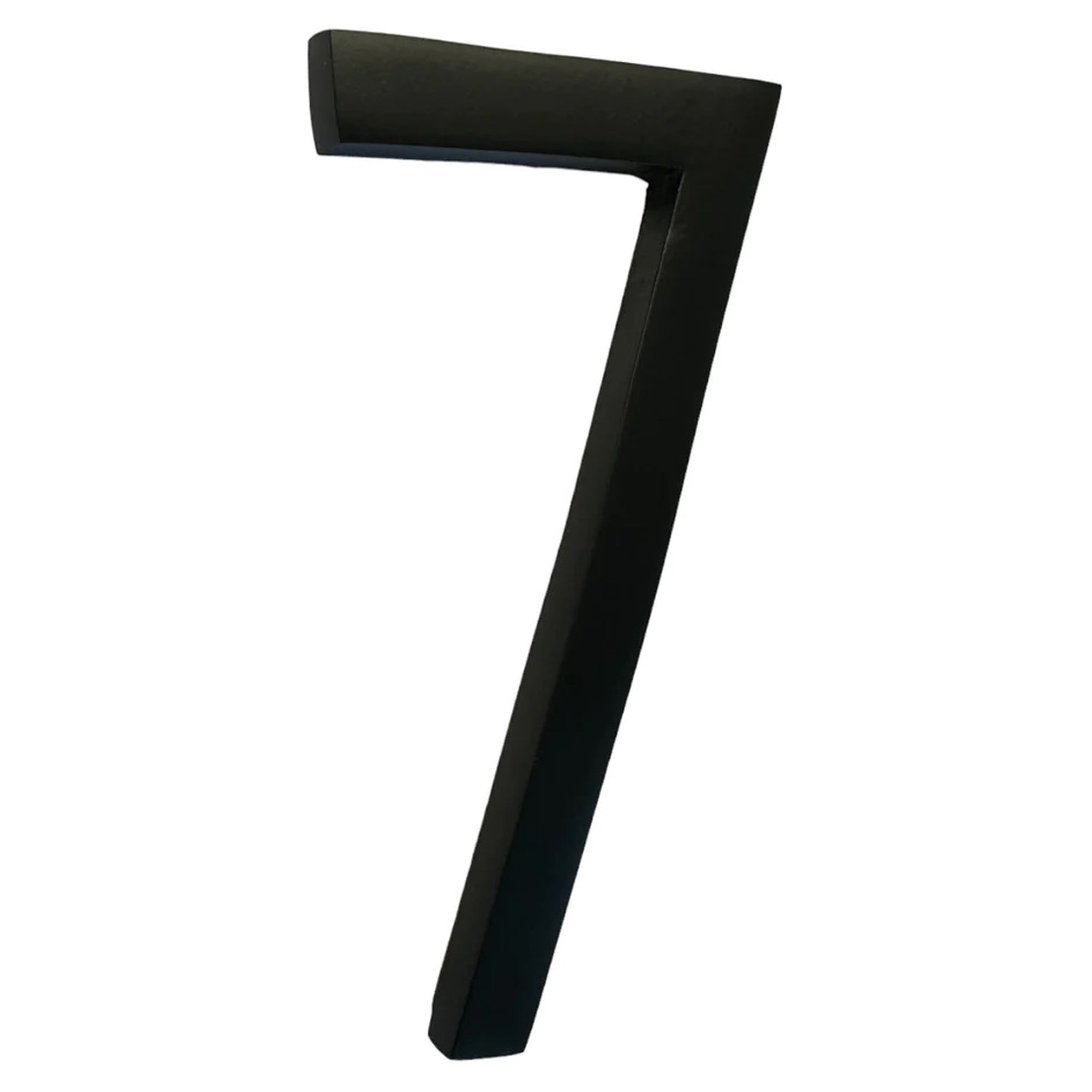 Self Adhesive Aluminum Number 7, 6 inch, Black 