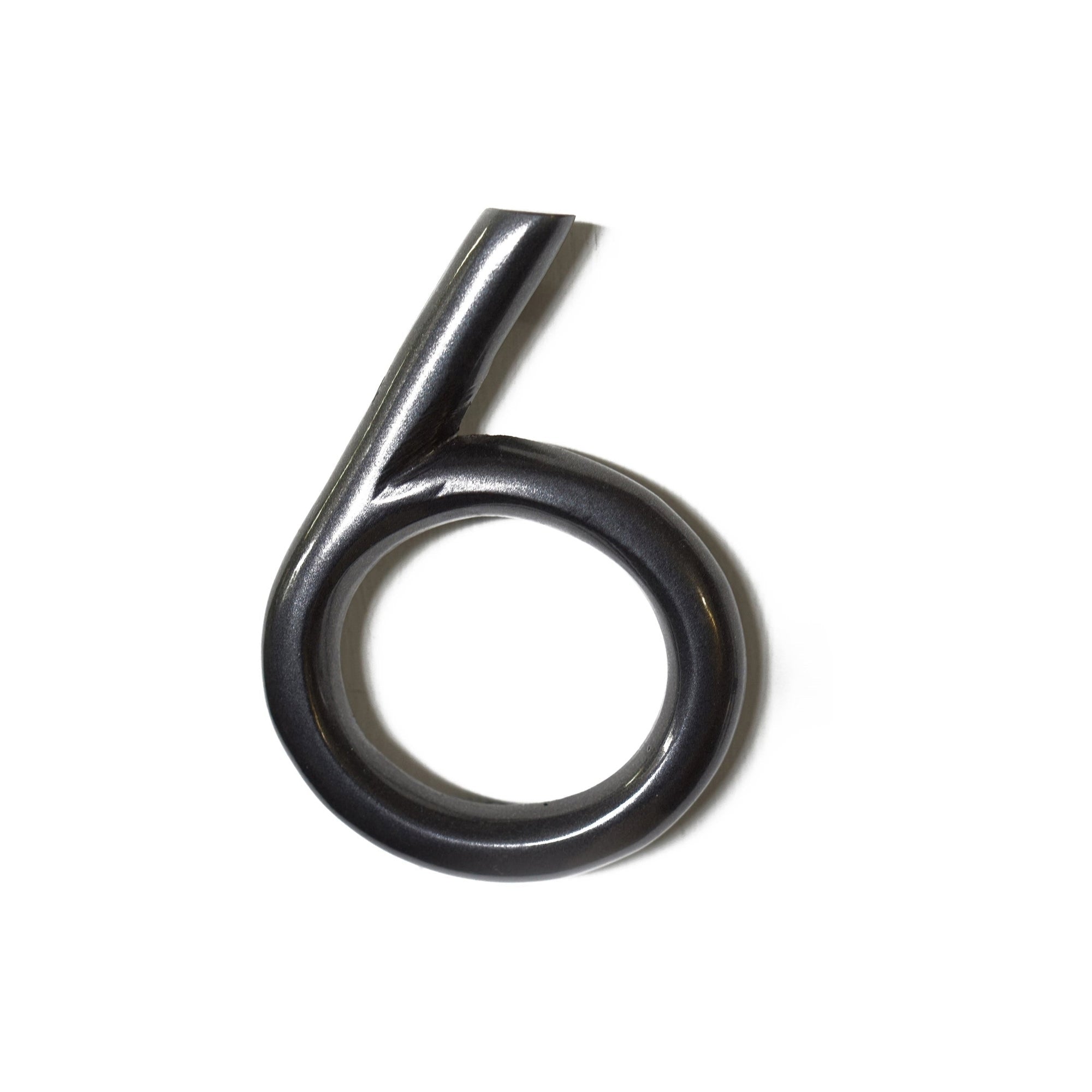 Round Shadow Number 6, Gun Metal, 5 Inch, Last Chance 