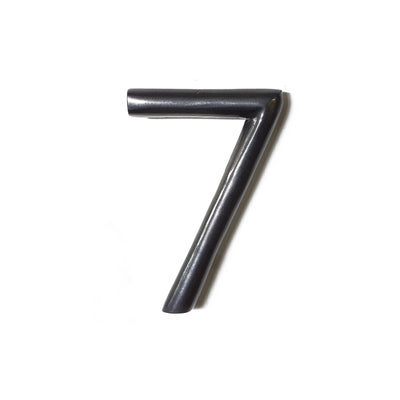 Round Shadow Number 7, Gun Metal, 5 Inch, Last Chance 