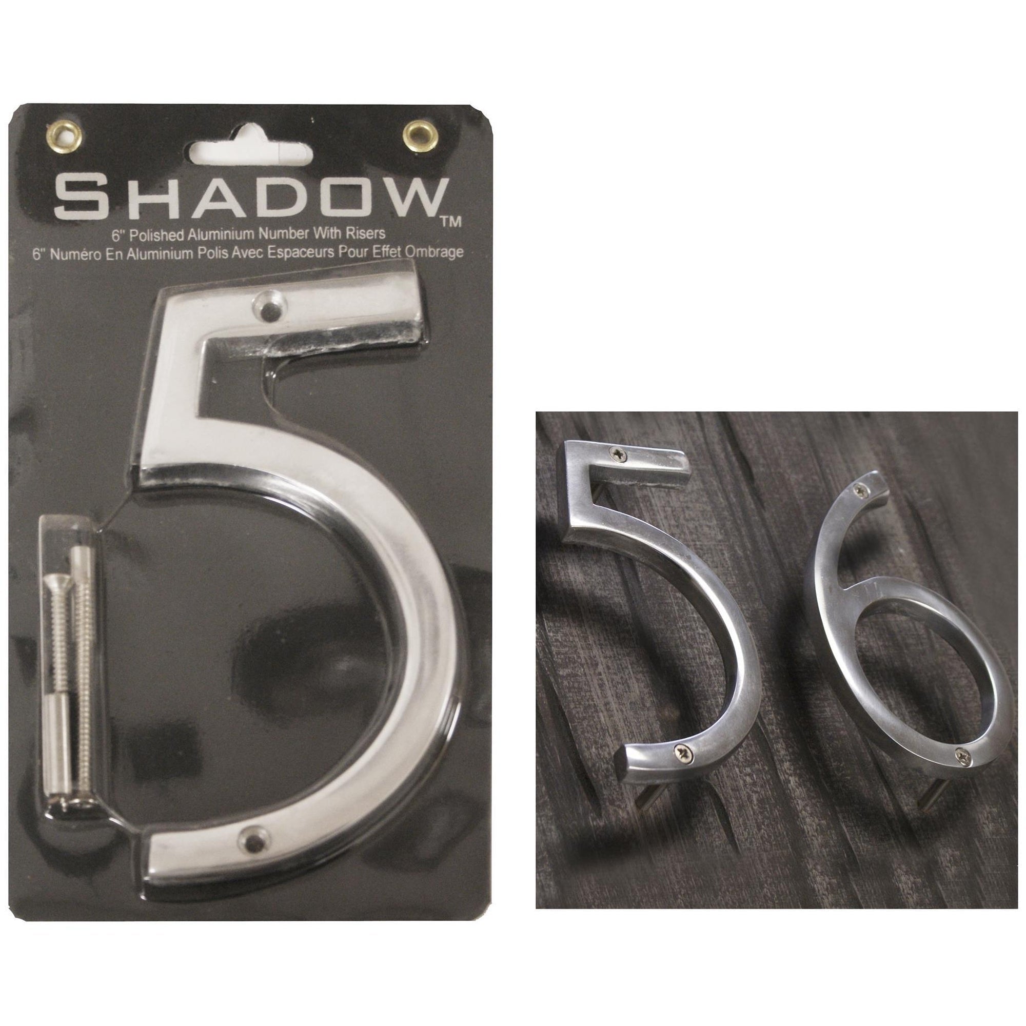 polished aluminum #5, 6inch, Last Chance 