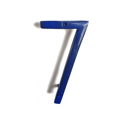 Blue Shadow House Number 7, 6 inch, Last Chance 