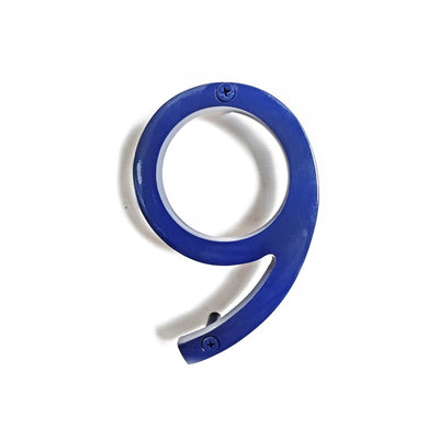 Blue Shadow House Number 9, 6 inch, Last Chance 