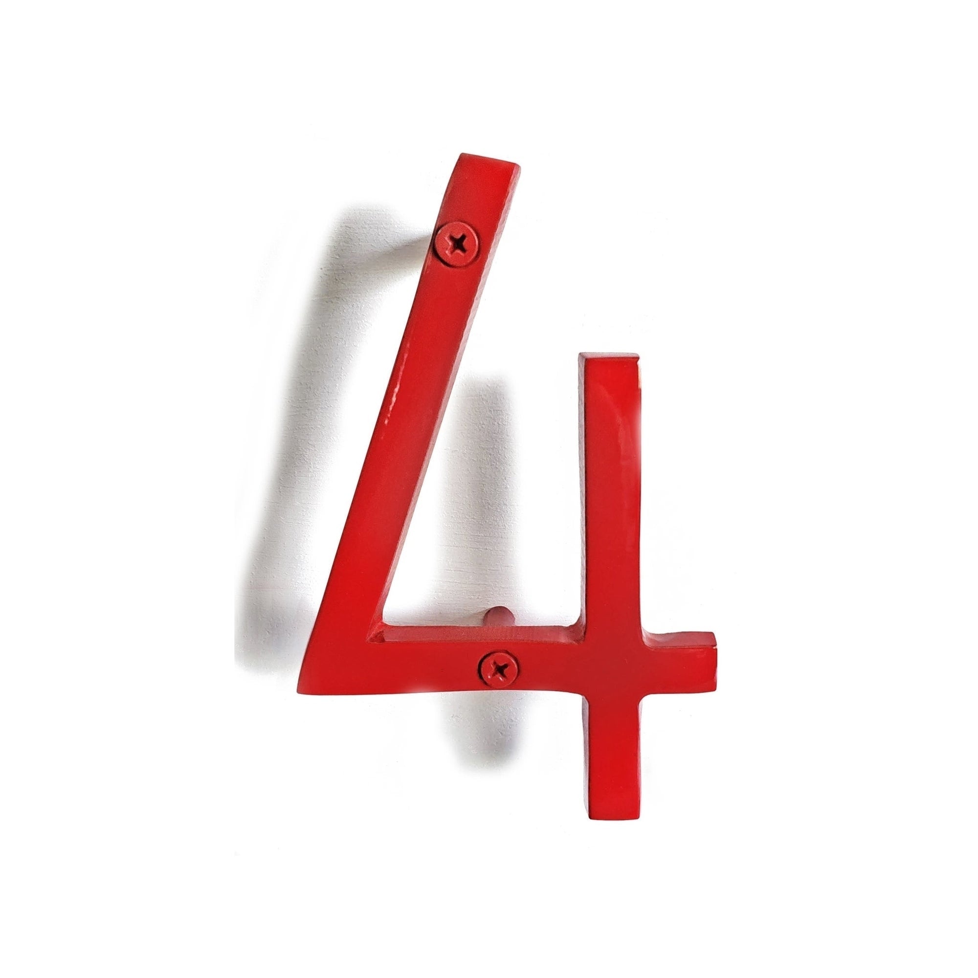 Red Shadow House Number 4, 6 inch, Last Chance 