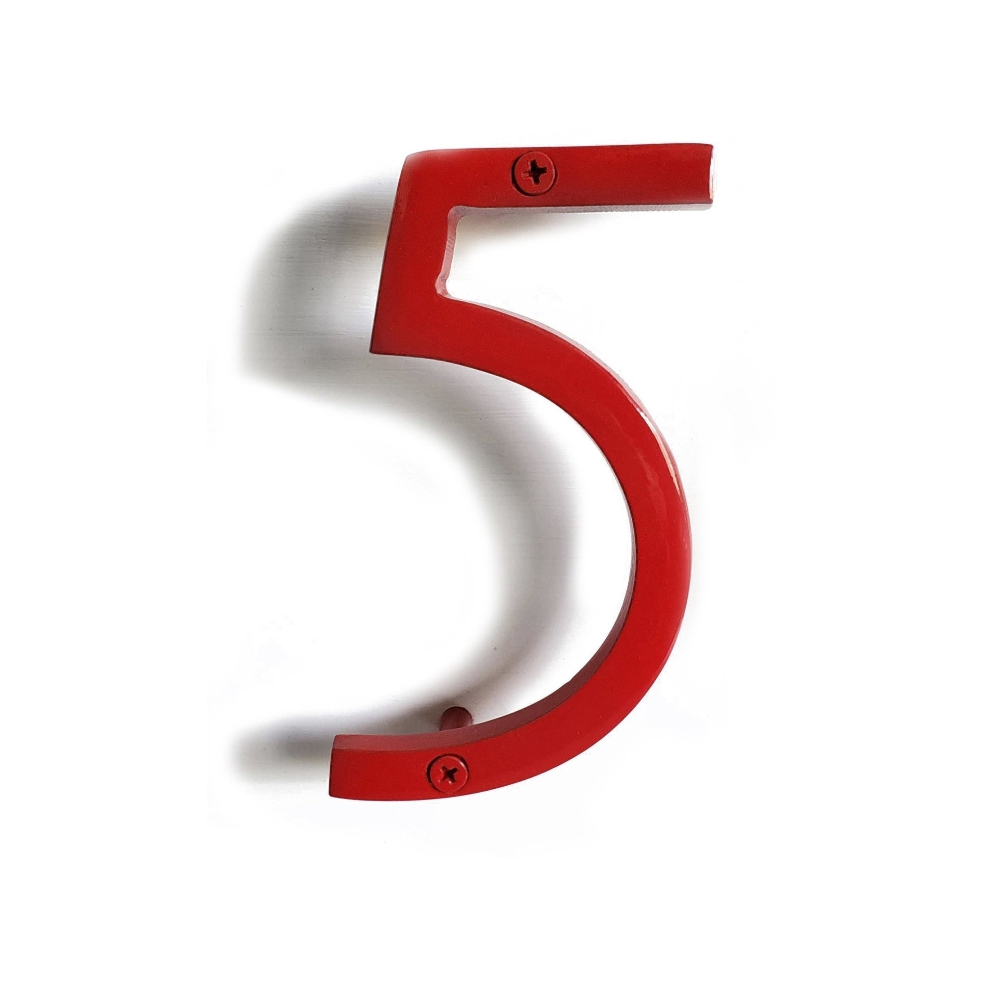 Red Shadow House Number 5, 6 inch, Last Chance 