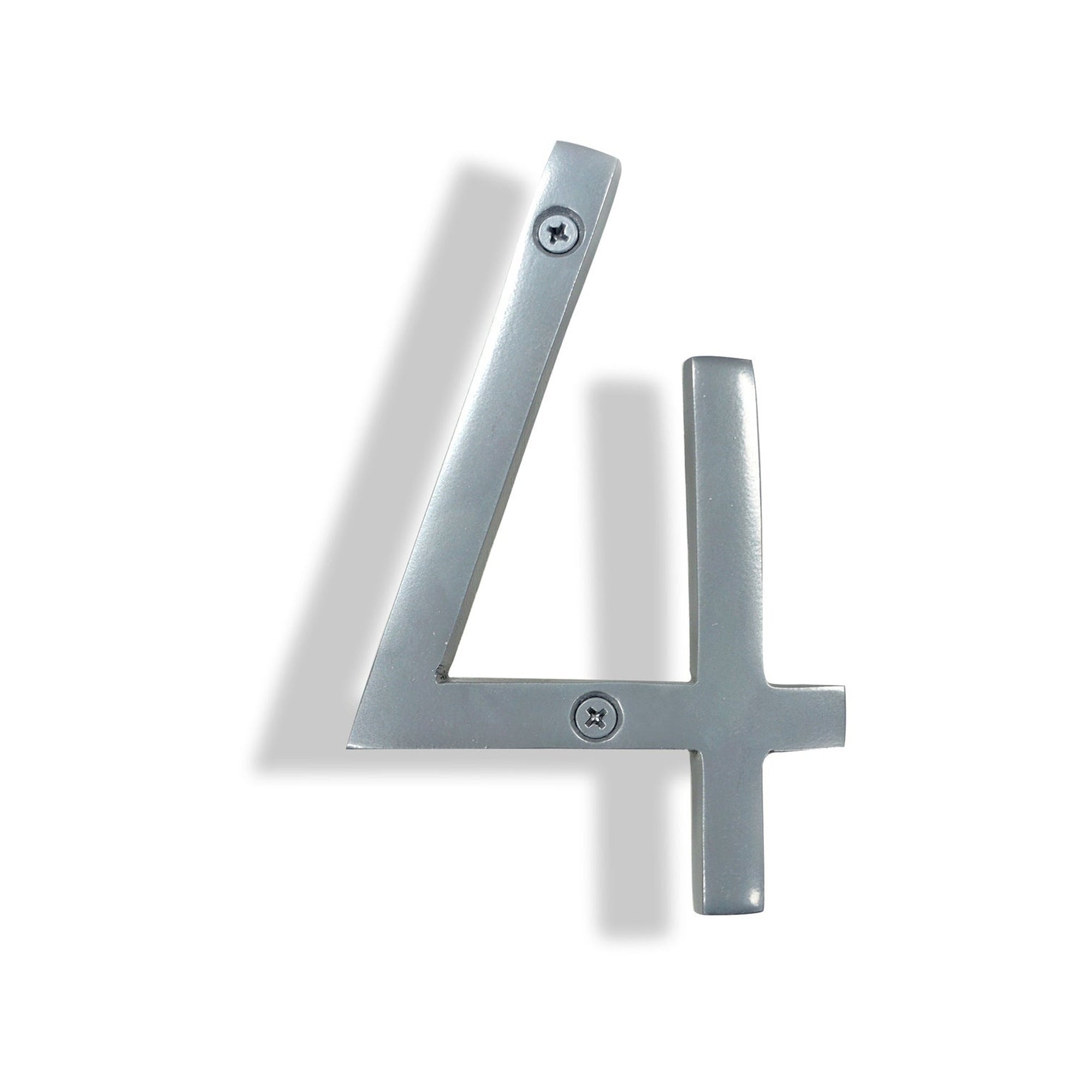Silver Shadow House Number 4, 6 inch, Last Chance 