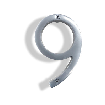 Silver Shadow House Number 9, 6 inch, Last Chance 