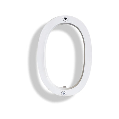 White Shadow House Number 0, 6 inch, Last Chance 