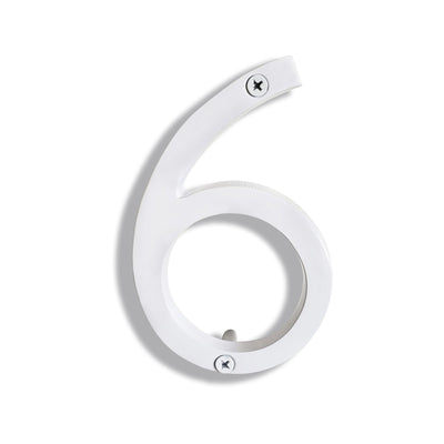White Shadow House Number 6, 6 inch, Last Chance 