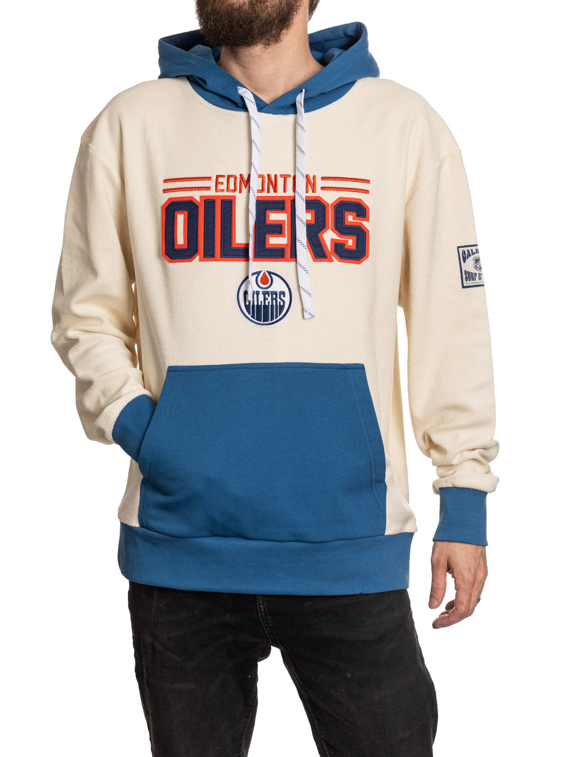 Edmonton Oilers NHL Unisex Reverse Terry Retro Premium Hoodie 