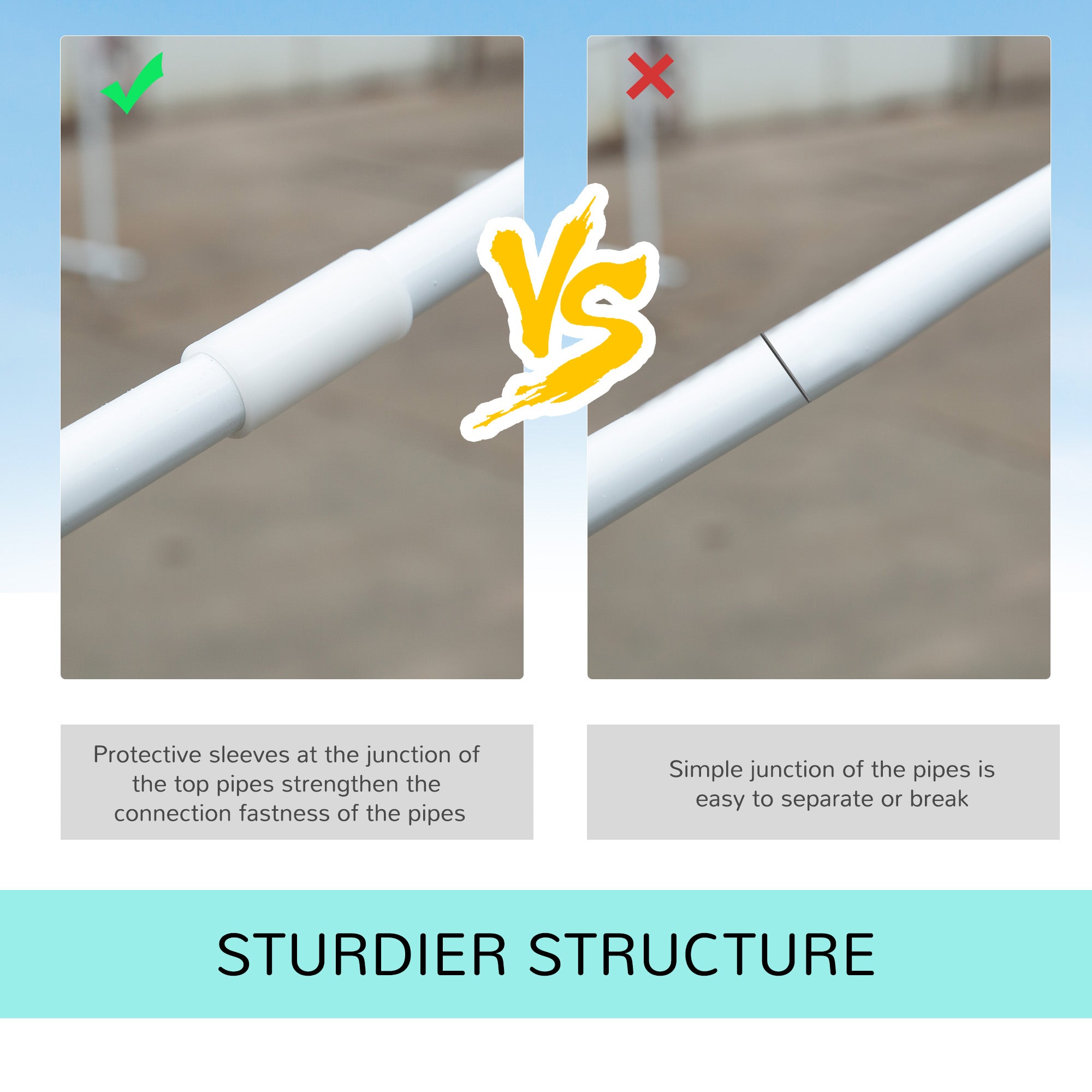 Outsunny 10 x 28ft Portable Party Tent, Gazebo Wedding Party Tent for Garden Dining and Outdoor with 5 Removable Sidewalls, White 