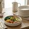 Pasta Bowls, Set of 4, Stoneware, 22 cm (8.7 in), Matte Off-White – Lisbon