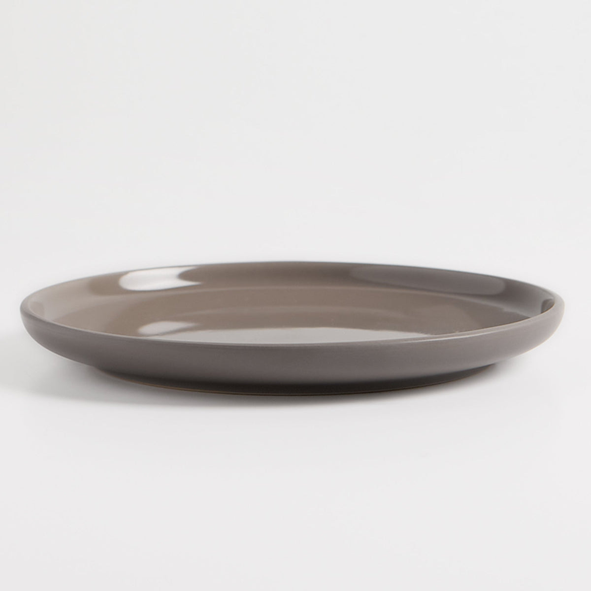 Dinner Plates, Set of 4, Stoneware, 26.5 cm (10.4 in), Taupe – Gaia