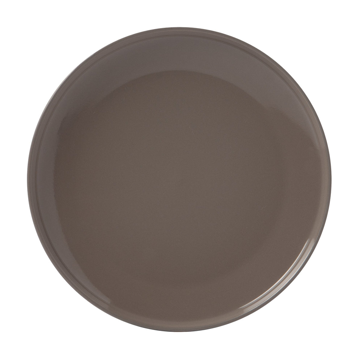 Dinner Plates, Set of 4, Stoneware, 26.5 cm (10.4 in), Taupe – Gaia