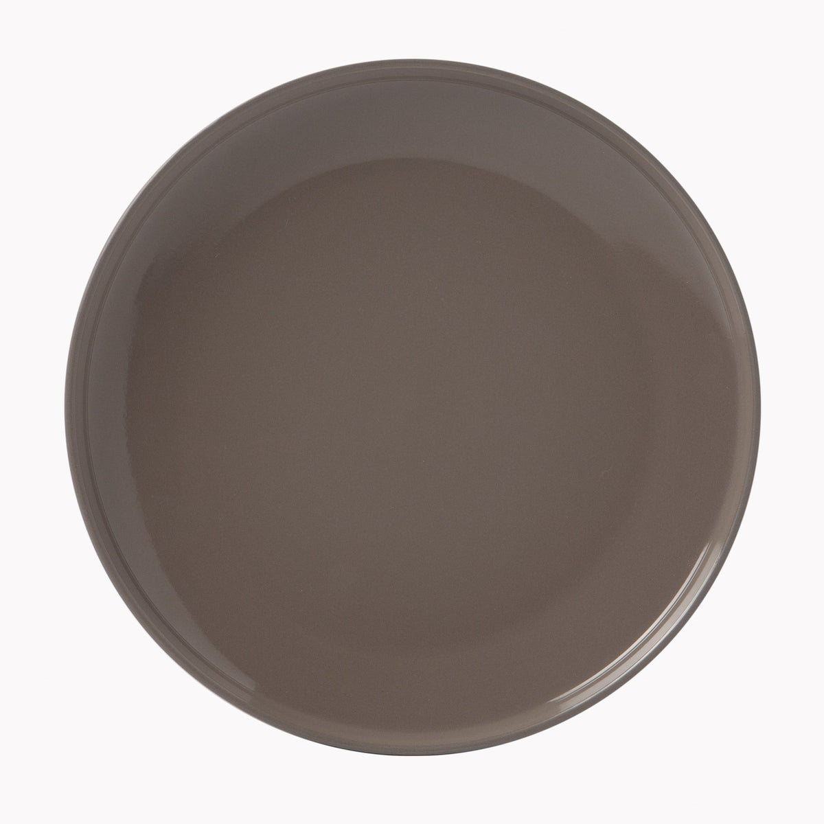 Dinner Plates, Set of 4, Stoneware, 26.5 cm (10.4 in), Taupe – Gaia
