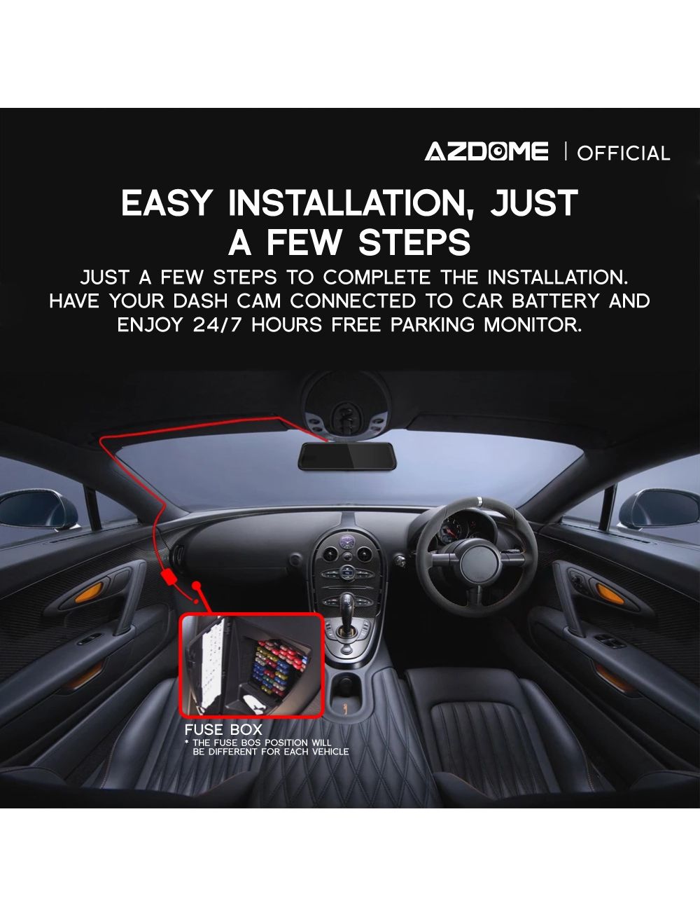 AZDOME HM03R Hardwire KIT 