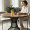 47” Modern Farmhouse Round Kitchen Table