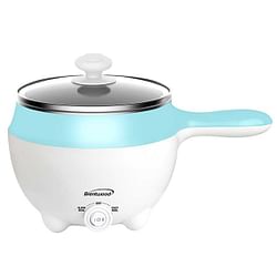 Brentwood Stainless Steel 1.6 Quart Electric Hot Pot Cooker and Food Steamer in Blue - Free Shipping 