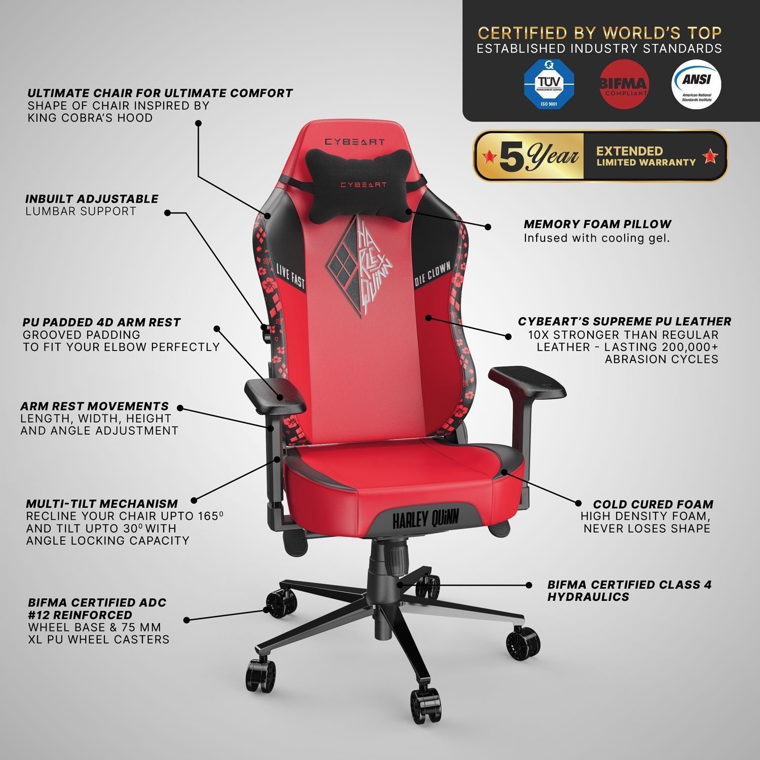 Harley Quinn Gaming Chair 