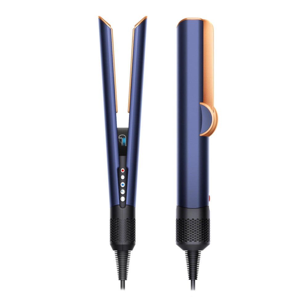DYSON OFFICIAL OUTLET- Airstrait Straightener- Prussian Blue/Copper- Refurbished (EXCELLENT) with 1 year Dyson Warranty