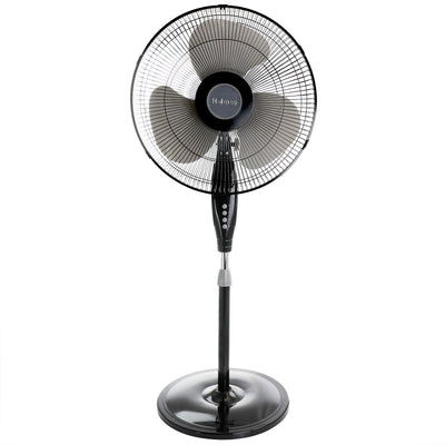 Holmes Oscillating 16 Inch Blade Stand Fan with Metal Grill in Black - Free Shipping 