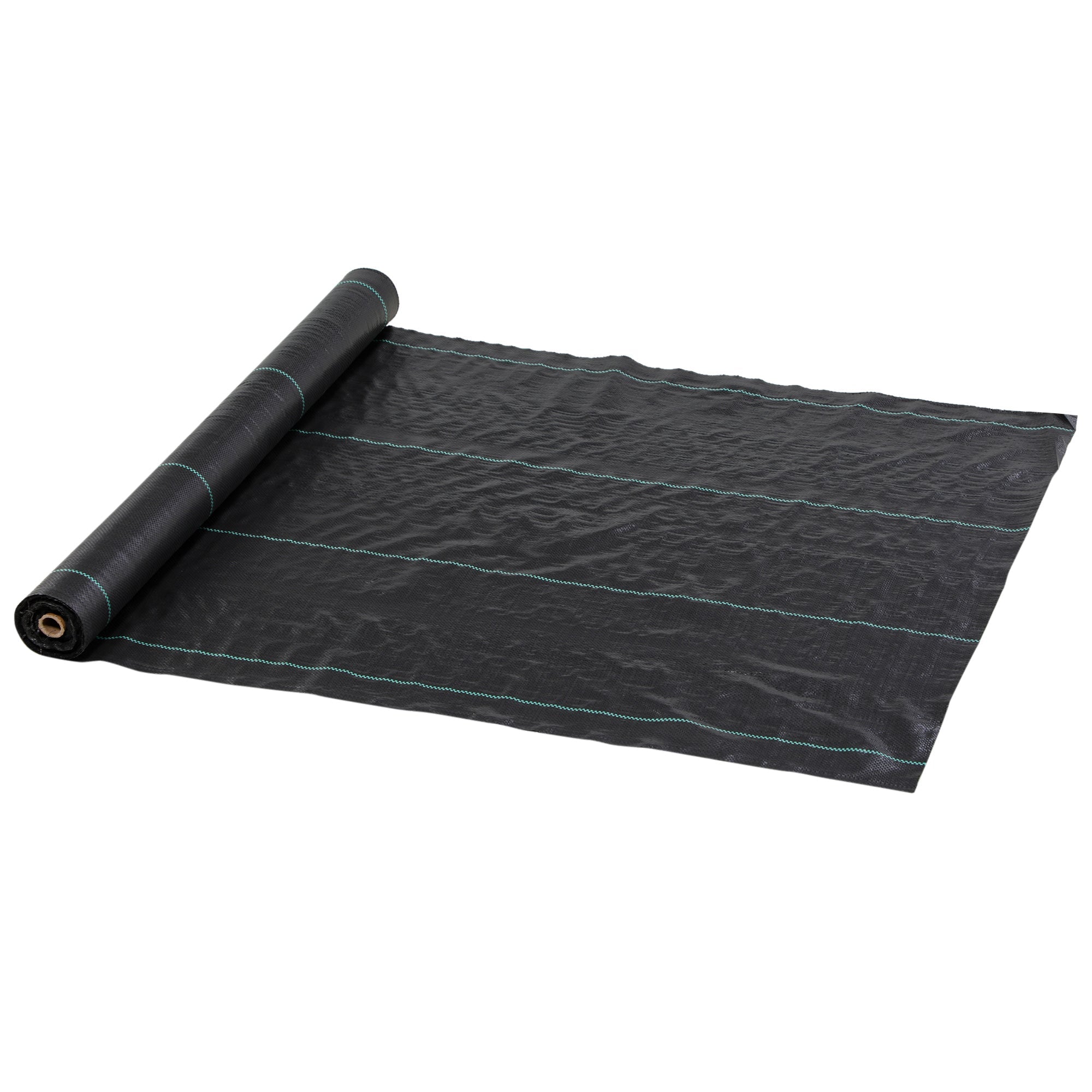 Outsunny Heavy-Duty Weed Barrier 3ft x 164ft Landscape Fabric for Durable Weed Control in Gardens Yards Greenhouses Easy Install 2oz 