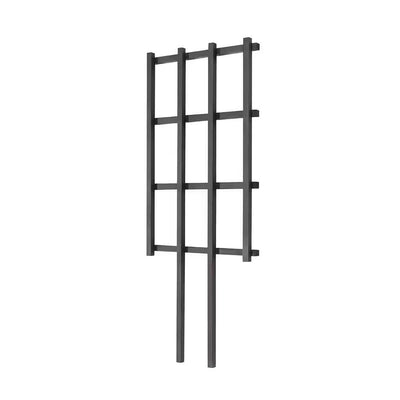 36-inch Outdoor Pine Wood Garden Trellis in Black Finish - Free Shipping 