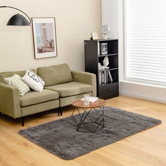 4x6 Feet Modern Soft Shag Rug with Non-slip Grip Dots - Free Shipping