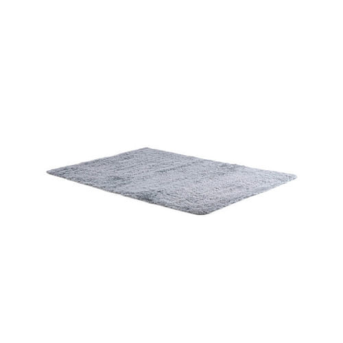 5 x 7 Feet Modern Rectangular Soft Shag Area Rug for Living Room Bedroom-Gray - Free Shipping