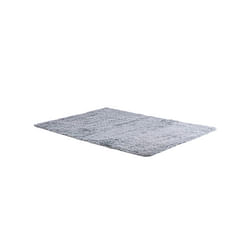 5 x 7 Feet Modern Rectangular Soft Shag Area Rug for Living Room Bedroom-Gray - Free Shipping 